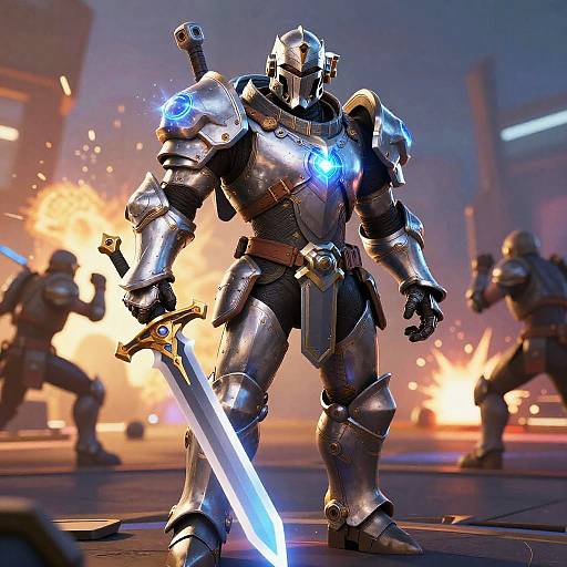 Sci-Fi Heroic Knight Fortnite Skin