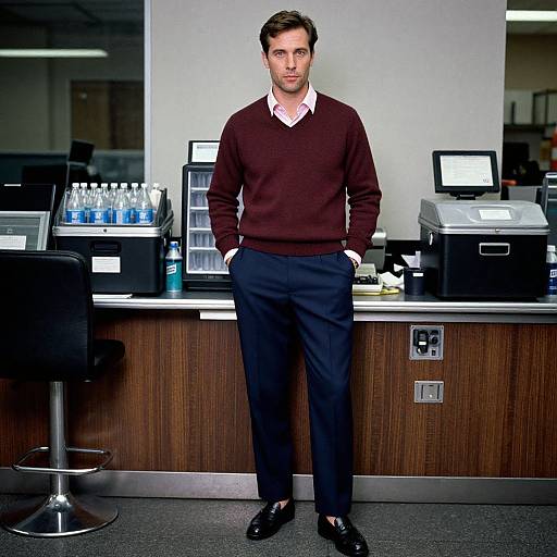 Confident Man in Urban Hustle