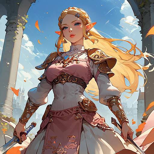 Princess Zelda in Epic Castle Stance