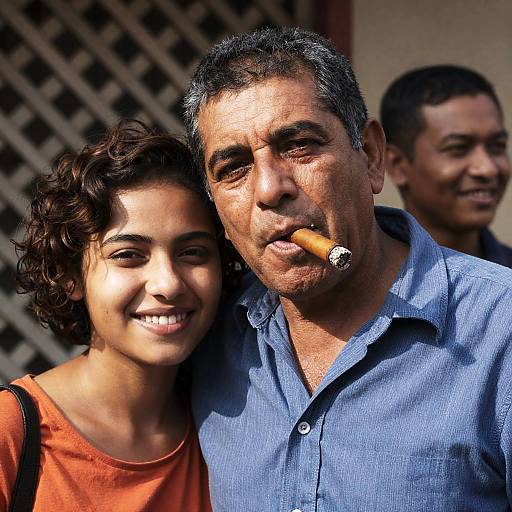 Candid Moment of Joyful Companions