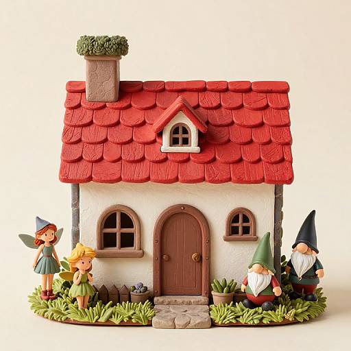 Whimsical Fairies and Gnomes House