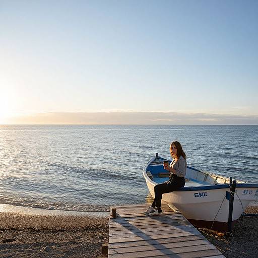 Serene Sunrise Coastal Landscape