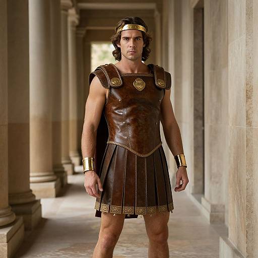 Ancient Greek God in Roman Costume