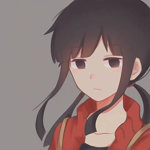 Illustration of Asahina hiyori, kagerou project in the style of Mabing