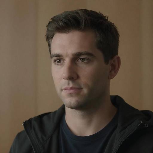 Portrait of a Man in a Hooded Jacket