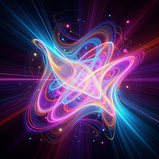 Futuristic Abstract AI Art