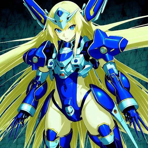 Illustration of Mu-12, blazblue in the style of Nonaka ritsu