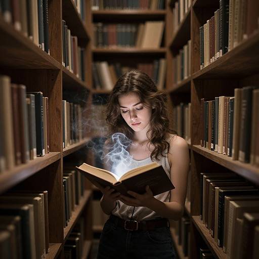 Mystical Library Book Whisperer