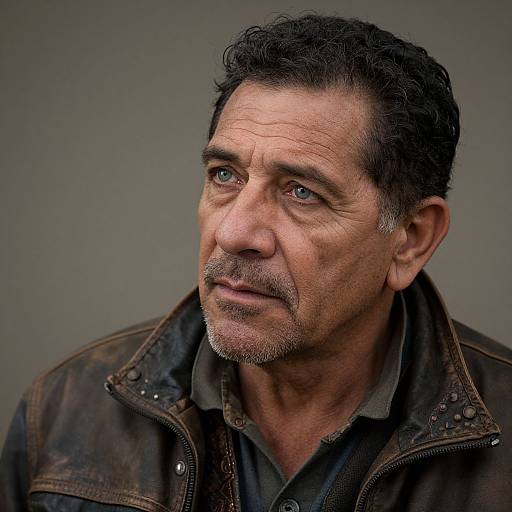 Super-Realistic Portrait of Weathered Wisdom