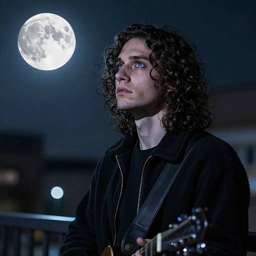 Surreal Urban Gothic Street Musician