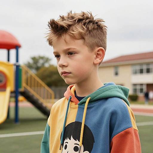 Textured Crop Hairstyle on Pre-Teen