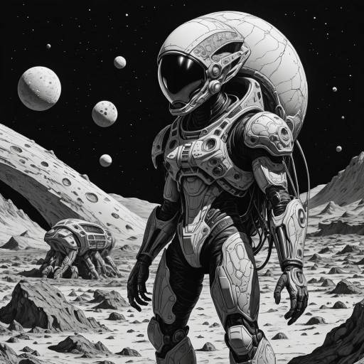 Alien Discovery on Lunar Surface Alien Discovery on Lunar Surface