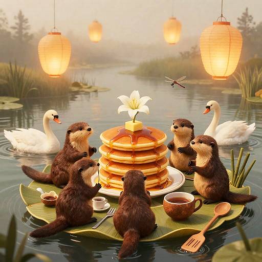 Otter Family Pancake Breakfast