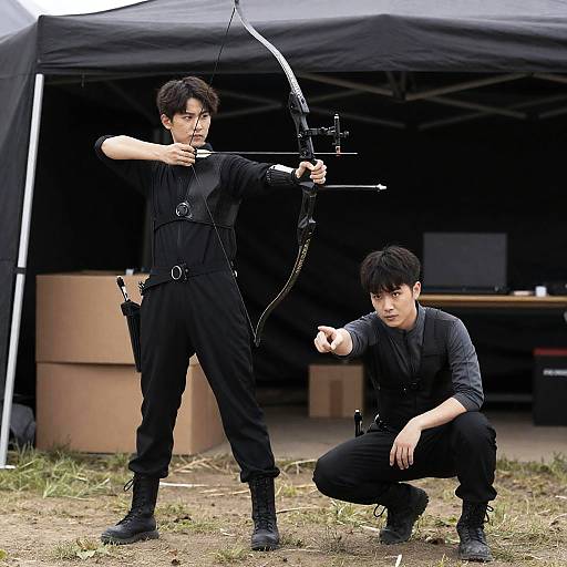 Intense Duo in Tactical Bodysuits