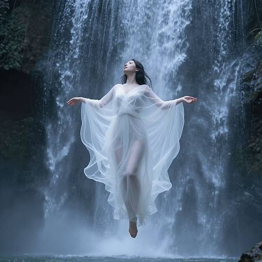 Ethereal Spirit Between Earth and Sky