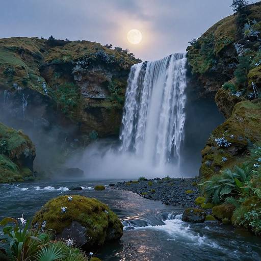 Magical Frostland Fantasy Landscape