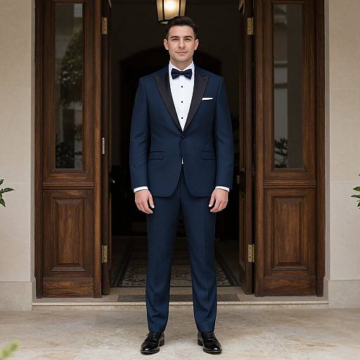 Man in Formal Wedding Suit
