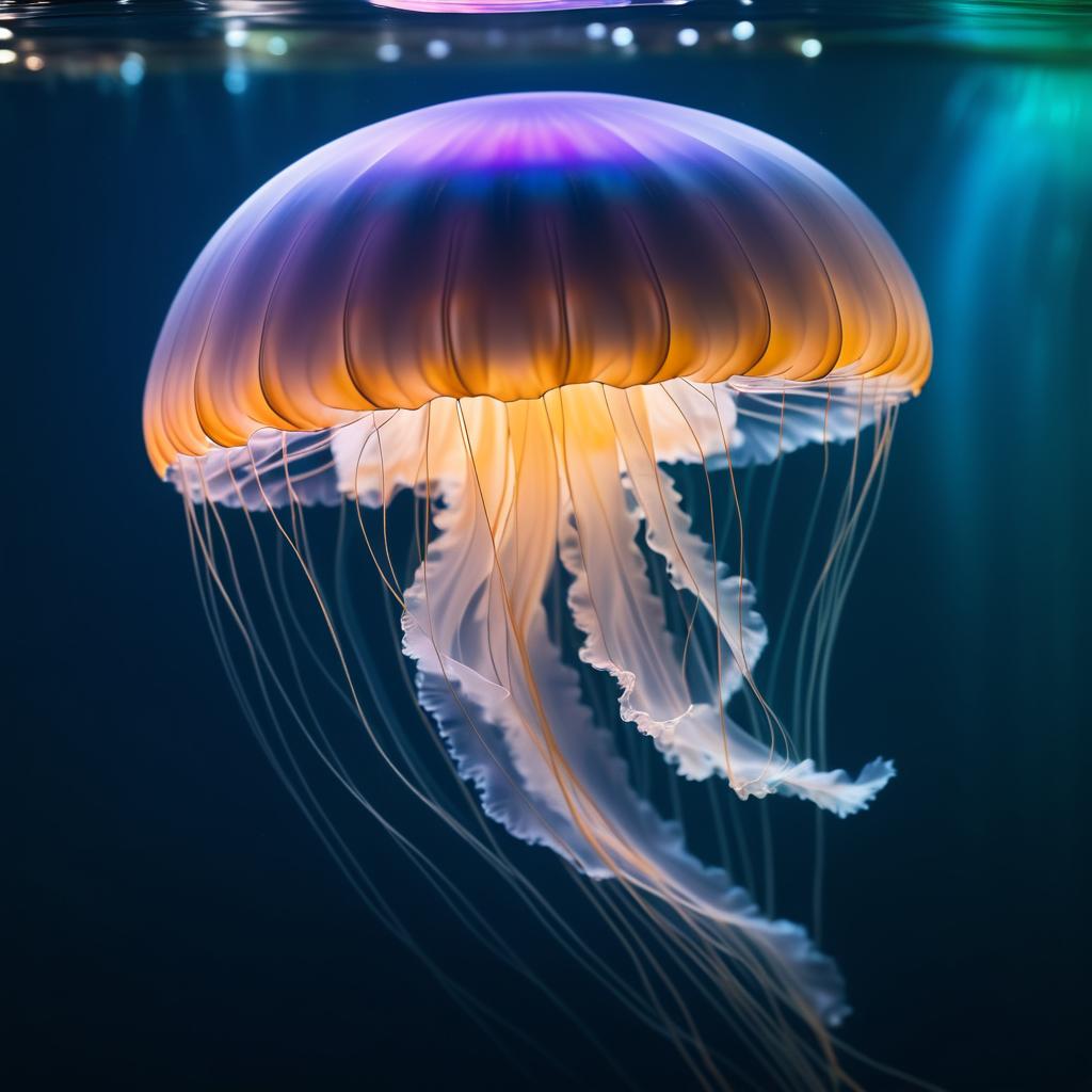 Mesmerizing Jellyfish in Fantasy Lighting