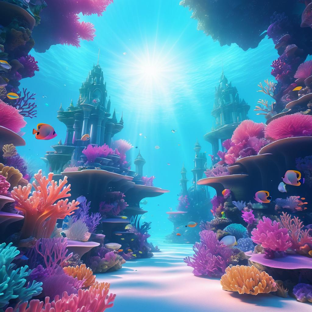 Enchanting 3D Underwater Kingdom Design