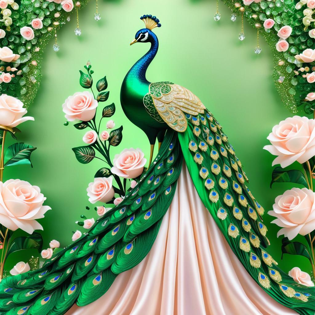 Elegant Peacock Symbolizing Self-Love