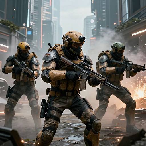 Tactical Operators in Urban Combat