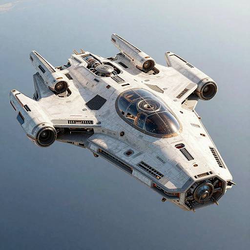 Futuristic Spaceship Inspired by Harris & Mead