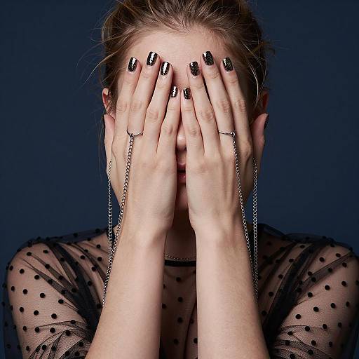 Enchanting Portrait of a Glimmering Beauty