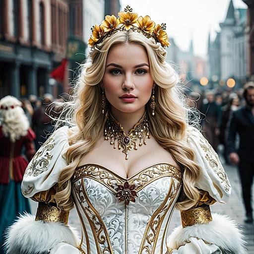 Regal Lady Dimitrescu Cosplay Portrait