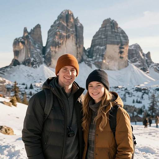 Tyler and Kara in Dolomites