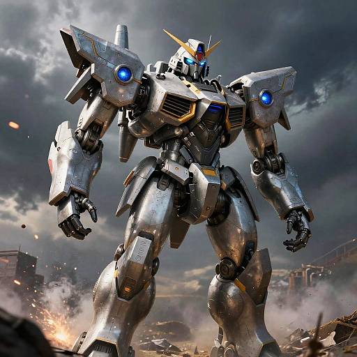 Epic Realistic Towering Mech