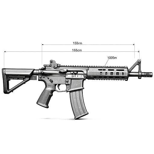 Technical Blueprint of Modern Assault Rifle