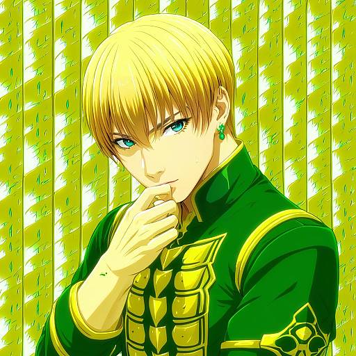 Illustration of Jason (fate), fate (series) in the style of Kitsunerider