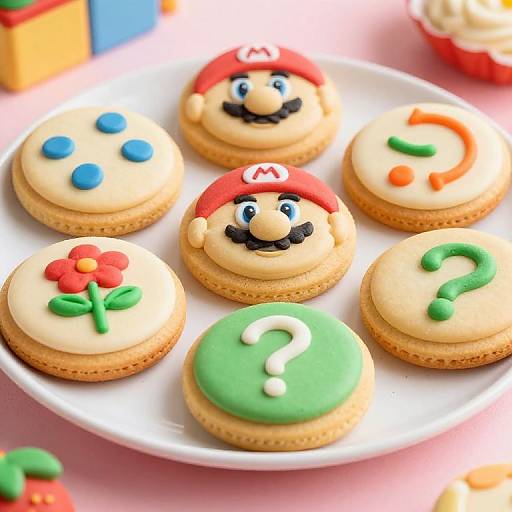 Mario-Themed Party Cookies