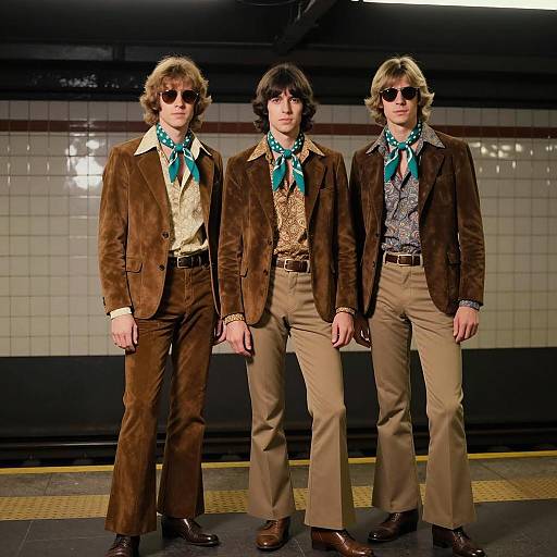 Retro 1970s Men's Fashion Street Style