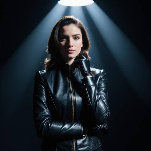 Elegant Nonagon Baroness in Cinematic Style