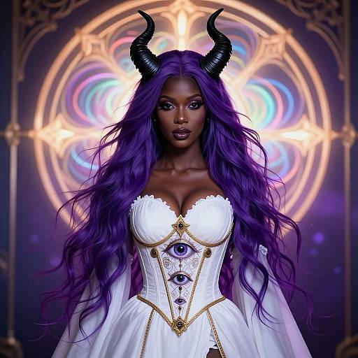 Realistic Dark Witch Portrait in 8K