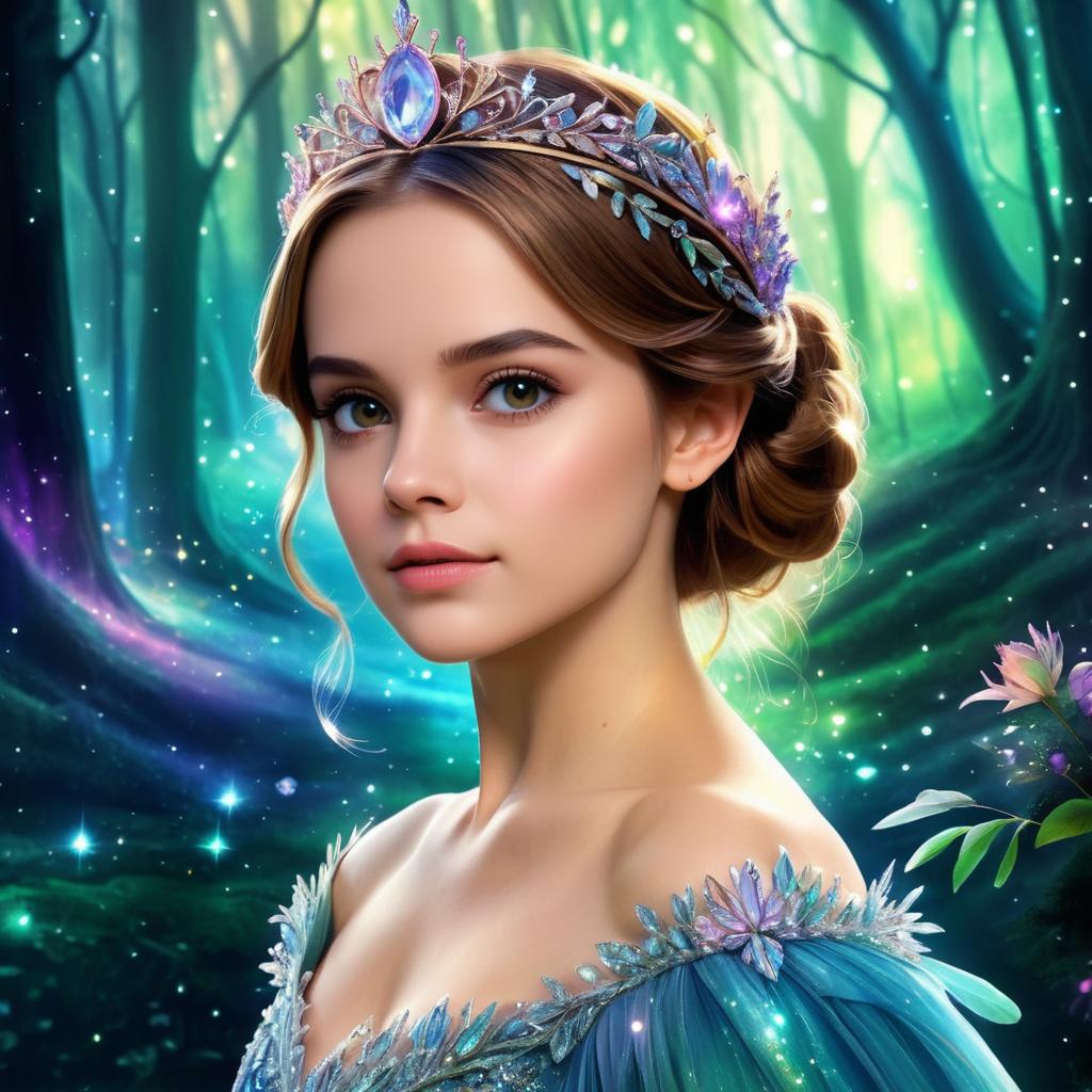 Emma Watson as a Fairy Tale Princess