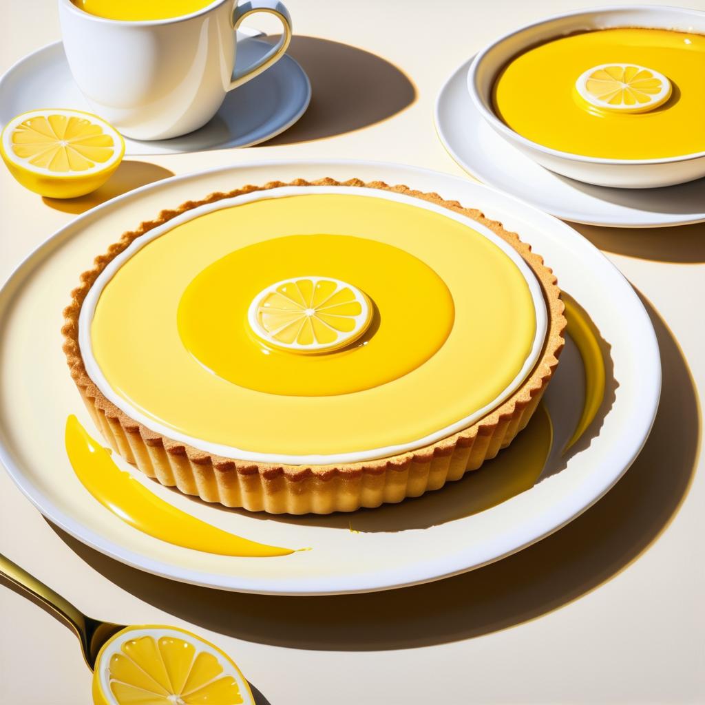 Scrumptious Lemon Tart and Coffee Delight