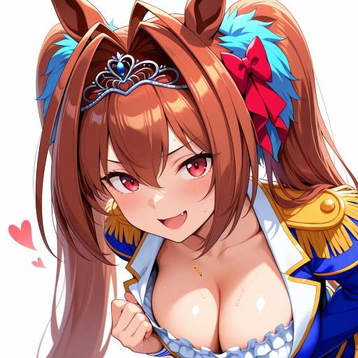 Daiwa Scarlet: Elegant Horse Girl Portrait