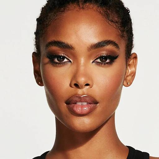 Young Naomi Campbell Beauty Portrait