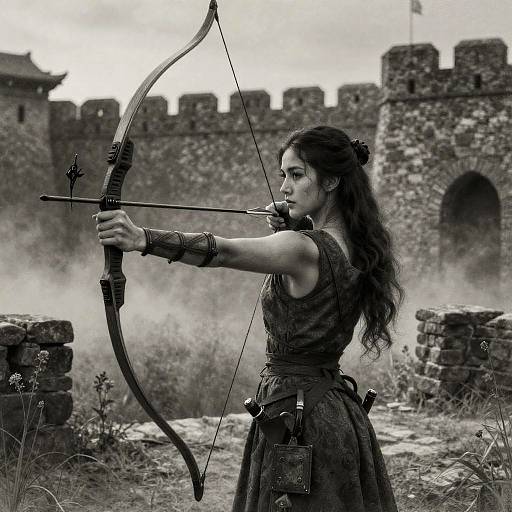 Graceful Archer in Twilight Fortress