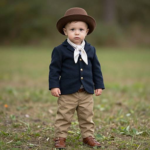 Toddler George Washington Portrait