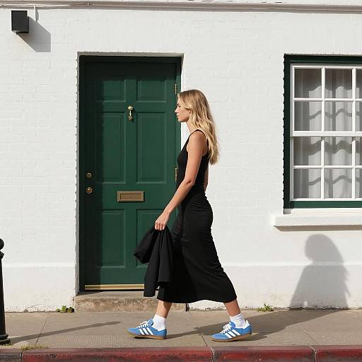 Stylish Woman in Urban Setting