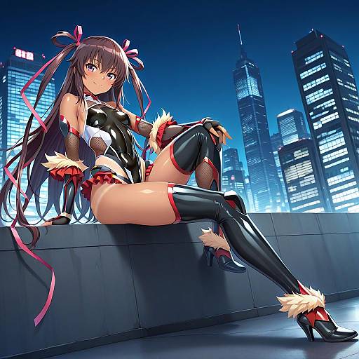 Nighttime Portrait of Mizuki Yukikaze