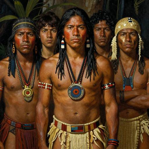 Occult Yanomami Portrait Art