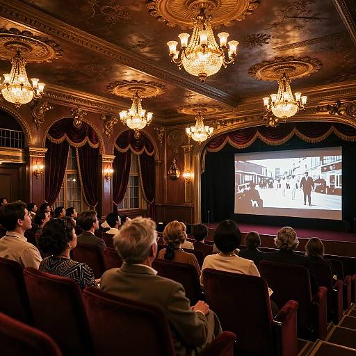 Roaring 20's Elegant Theater Scene