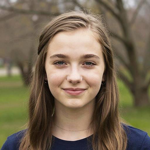 Teen Portrait in Natural Spring Light
