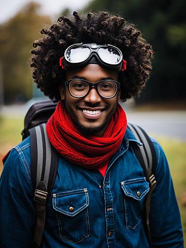Community Hero with Red Scarf