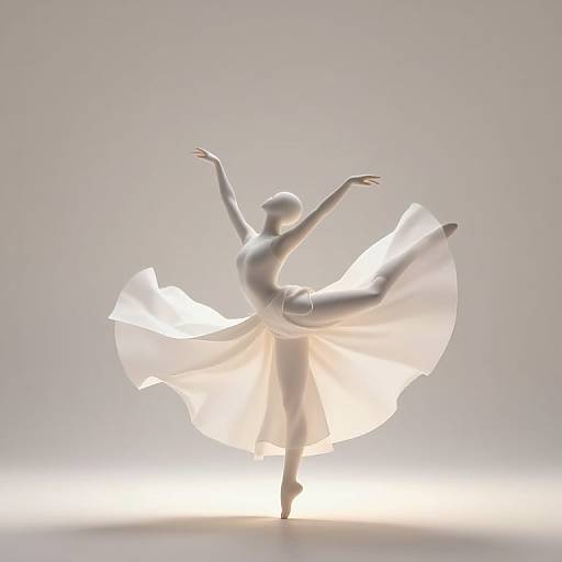 Ethereal Dance of Paper and Light