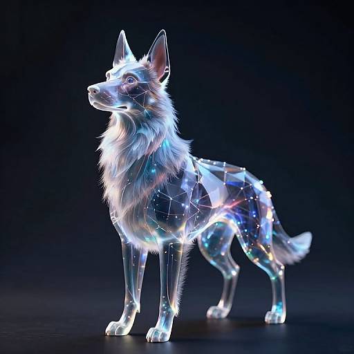 Icosahedron Patronus Spectral Dog